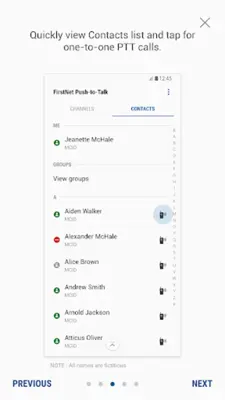 FirstNet Push-to-Talk android App screenshot 2