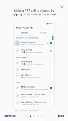 FirstNet Push-to-Talk android App screenshot 3